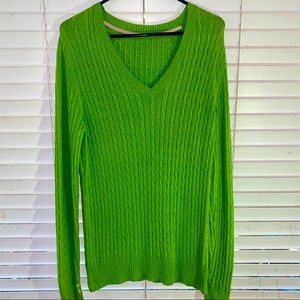 Long Green Sweater
